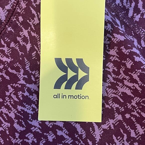 All in Motion Purple NEW Leggings Pockets Plus Size 3X - Picture 6 of 9